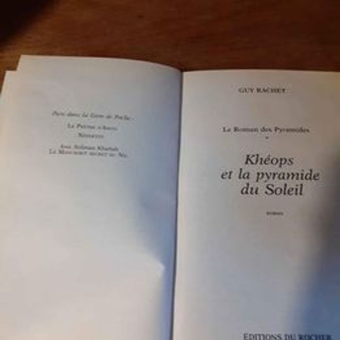 Khéops et la pyramide du soleil de Guy Rachet - photo numéro 4