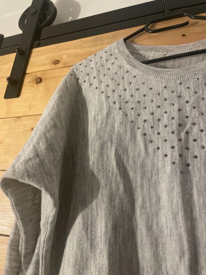 Pull gris taille M - photo numéro 2