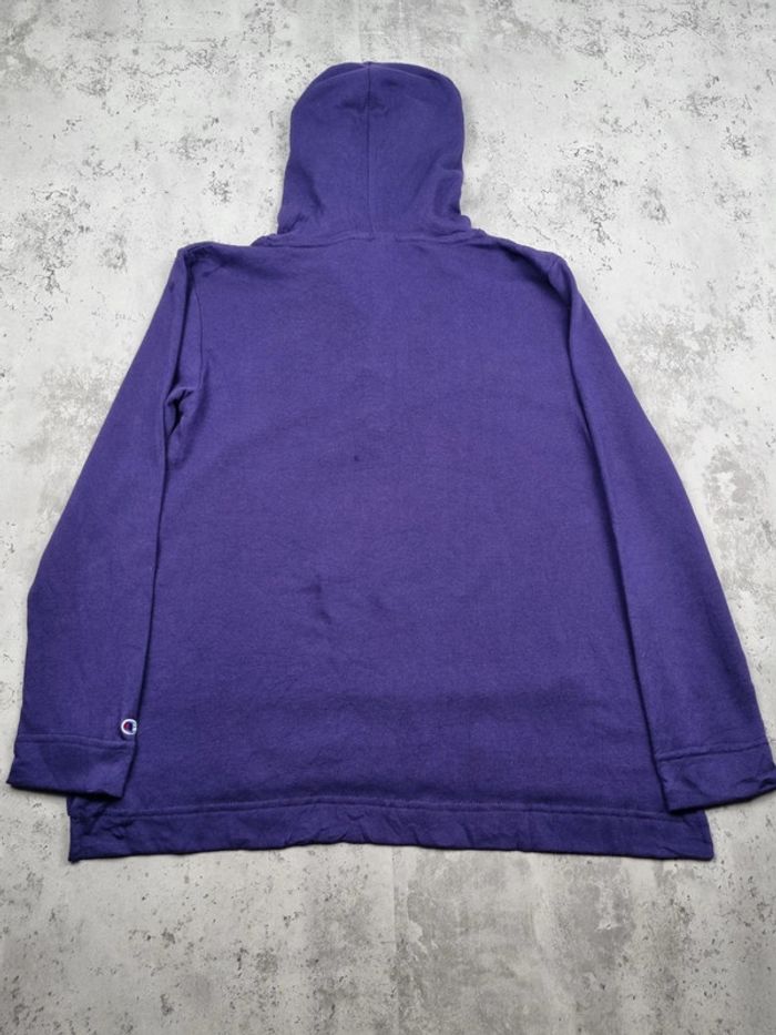 Sweat à capuche Champion violet – Taille S Femme (mesures en photos) - photo numéro 4