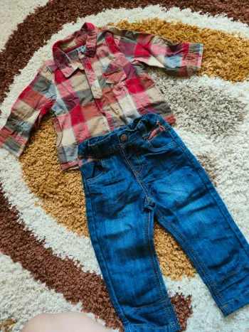 Ensemble jean et chemise
