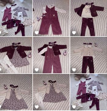 Lot vêtements bébé sergent major 9 mois