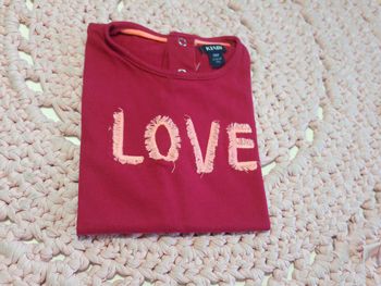 T-shirt manches courtes 18 mois fille