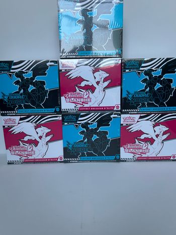 Coffret dresseur ev10.5 flammes blanches foudre noir Pokémon