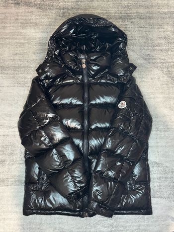 Doudoune Moncler Maya Noire Brillante