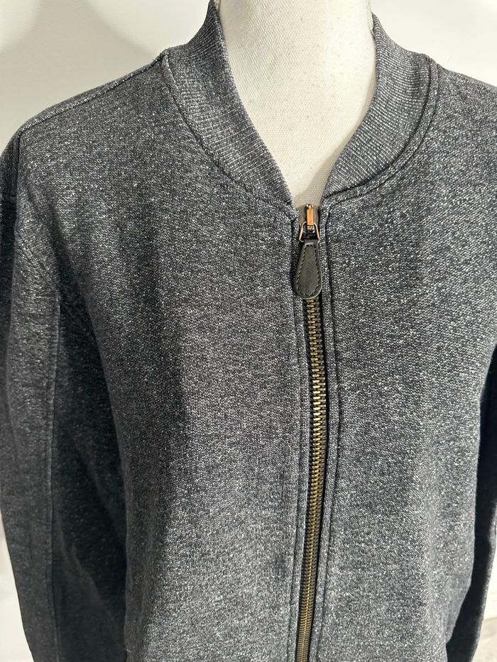 Sweatshirt cardigan zip gris foncé Dr. Martens TXXL - photo numéro 2