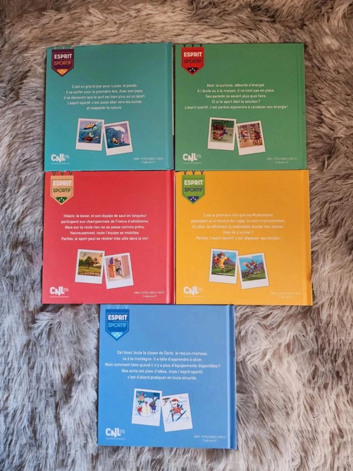💐Lot 5 livres Mcdo Esprit sportif 💐 - photo numéro 2