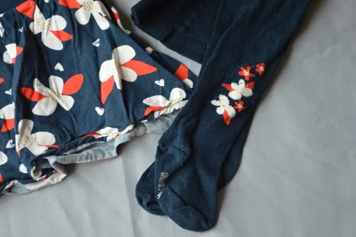 Robe courte Orchestra fille 3 ans - Rouge Marine - photo numéro 4