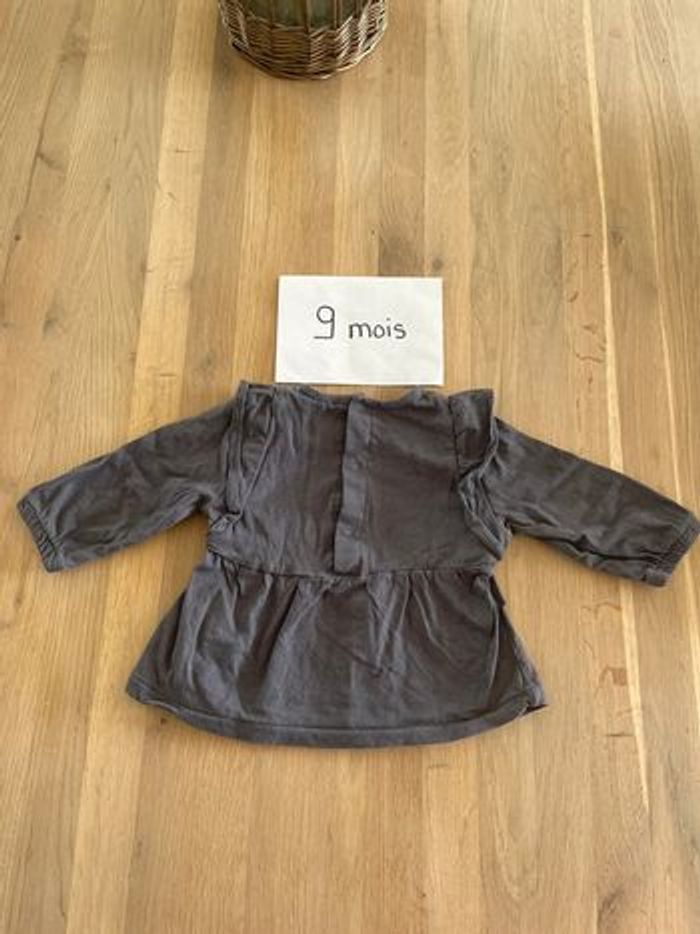 T-shirt fille Kiabi 9 mois - photo numéro 4