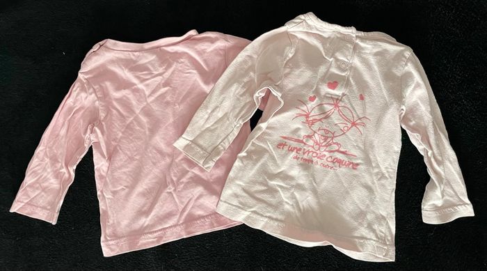 Lot 2 tee shirts 6 mois - photo numéro 3