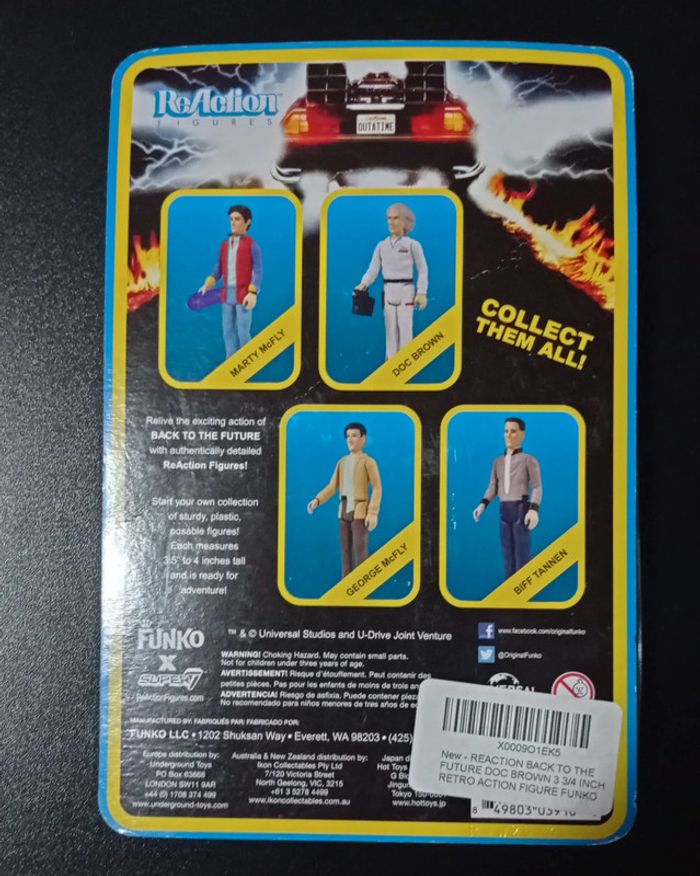 😍 figurine Doc Brown retour vers le futur - photo numéro 3