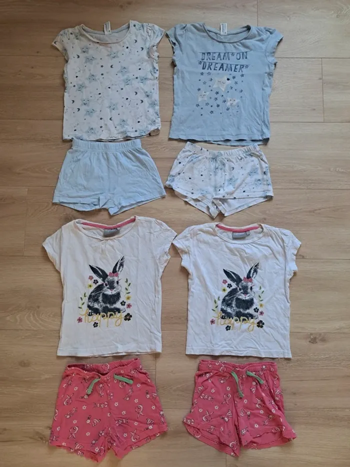 Pyjamas été jumelles 3/4A