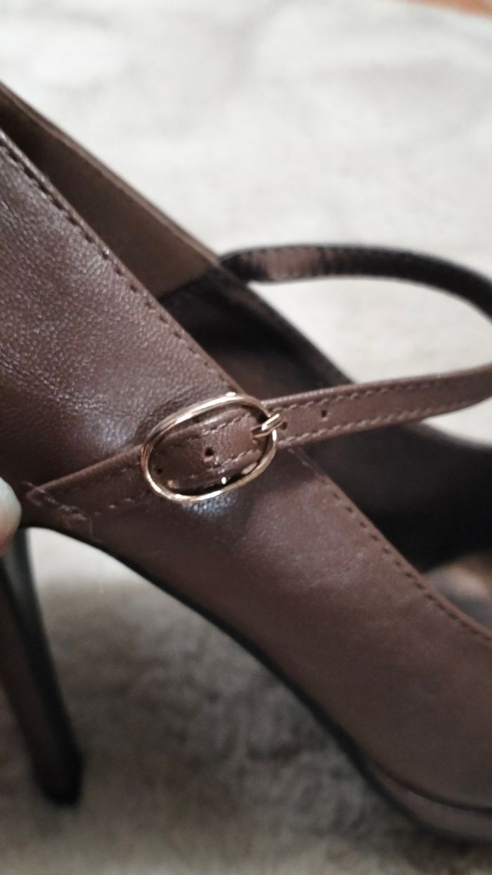 Escarpin marron femme La Redoute - photo numéro 7