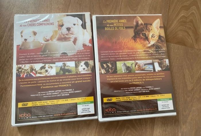 Lot de 2 DVD - ma vie de chaton / chiot - photo numéro 2