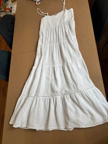 Robe longue etam blanche