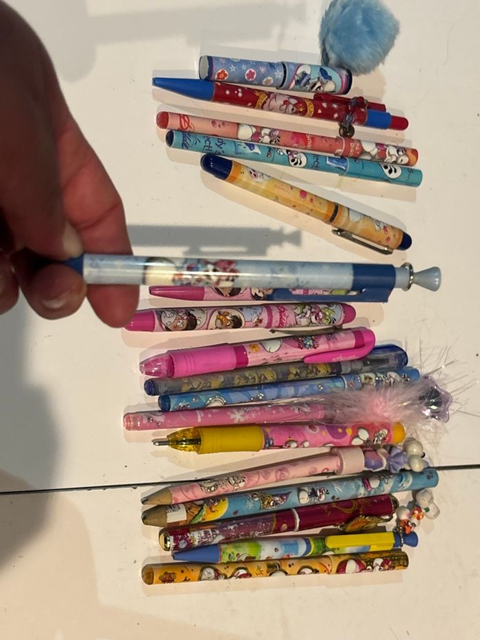 Lot de 18 stylos diddl pour collection - photo numéro 7