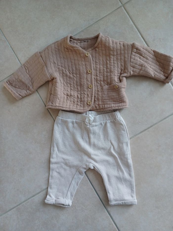 Ensemble 9 mois molletonné