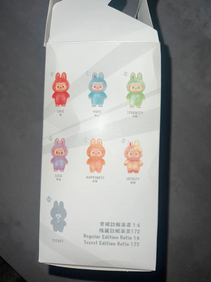 Neuf Poupée peluche Porte clé double pop Mart labubu lafufu multicolore pastel - photo numéro 10