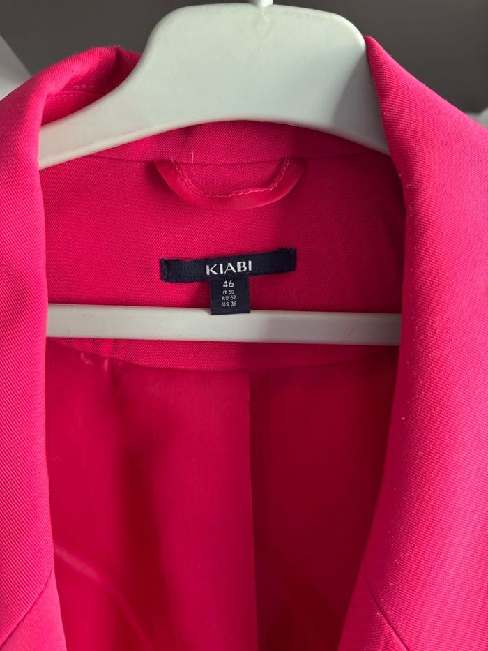 Veste blazer rose fuschia Kiabi - photo numéro 4