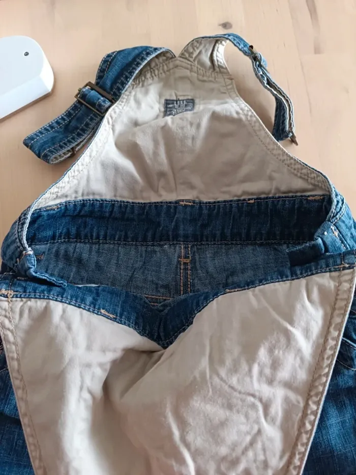 Salopette en jean mixte 86cm hm - photo numéro 6