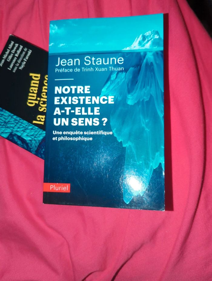 Livre Notre existence à t'elle un sens? Jean Staune
