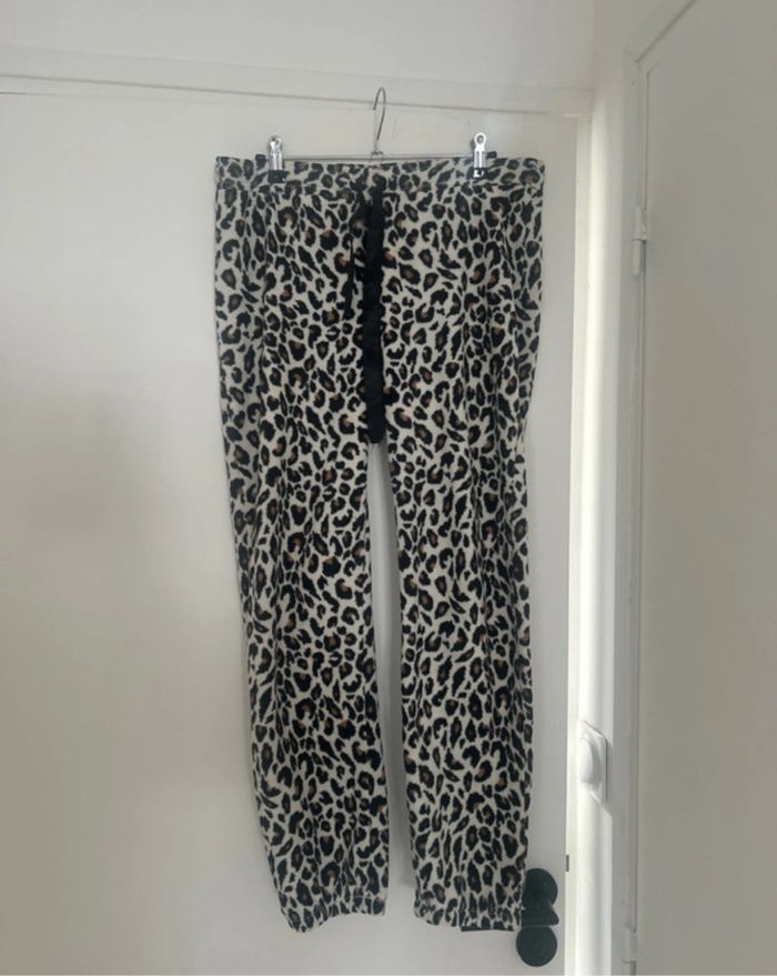 Pantalon polaire H&M taille S leopard