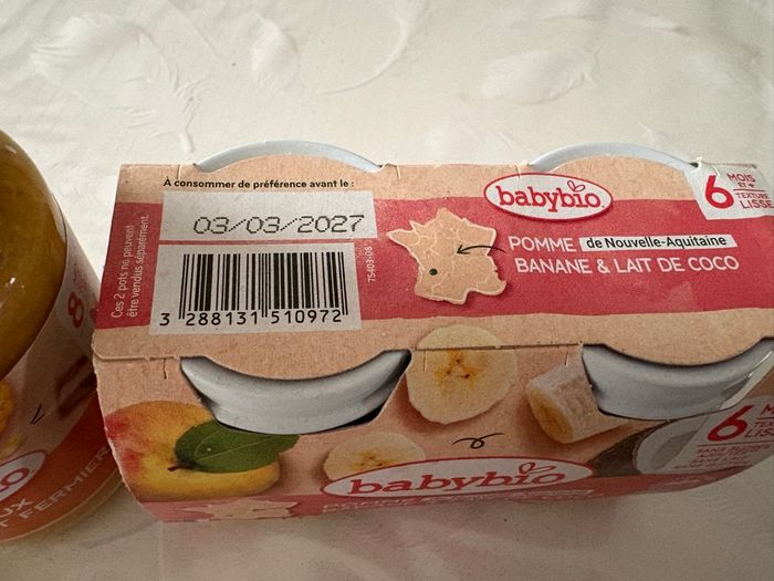 Petits pots bébé 6mois et 8mois - photo numéro 3