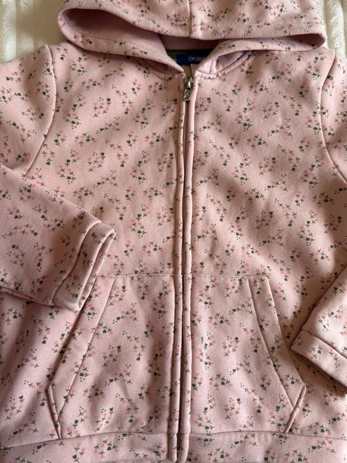 Gilet chaud à motif fleurs Okaïdi - photo numéro 2