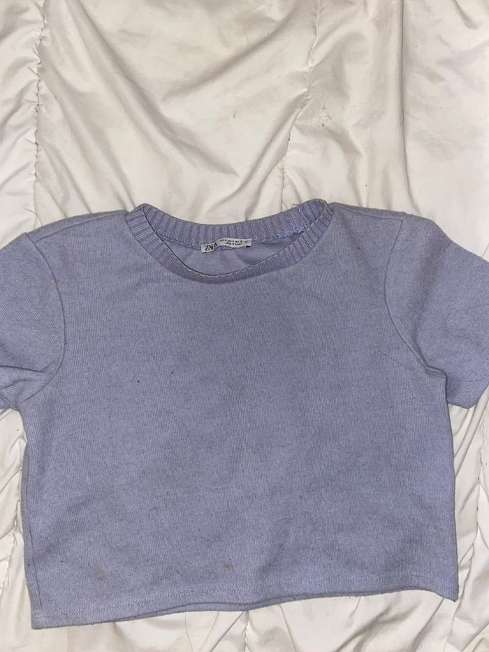 Un petit haut violet - photo numéro 3