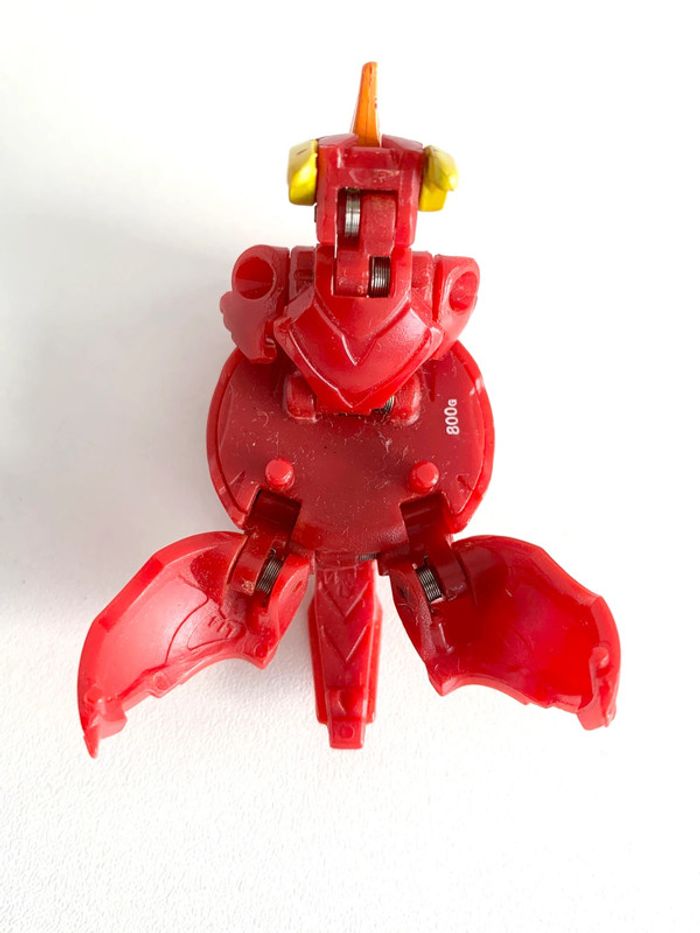Bakugan Helix Dragonoid DEKA Taille Pyrus Rouge Jumbo Gundalian Invaders 800G - photo numéro 3