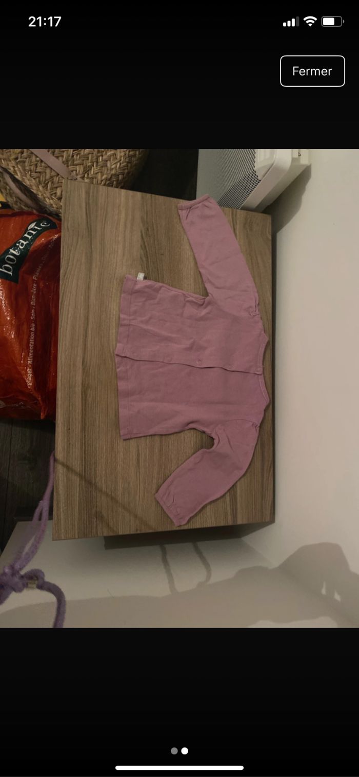 Tunique manches longues Gémo taille 6-9 mois - photo numéro 2