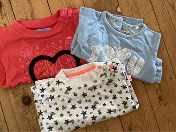 Lot de 3 sweat taille 74
