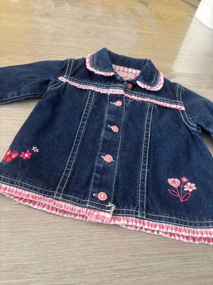 Veste jean 6 mois - photo numéro 2
