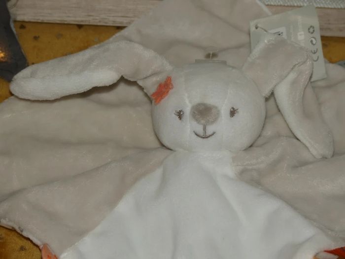 Doudou plat lapin Mia et Basile Nattou 🐰Neuf - photo numéro 2