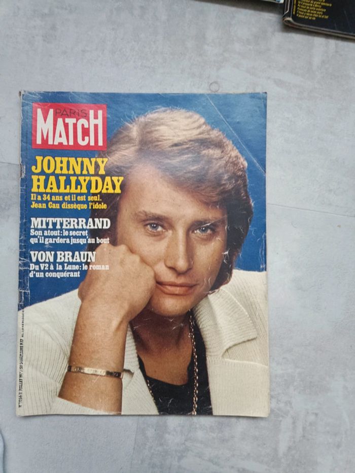 Lot Paris Match couverture Johnny. - photo numéro 12