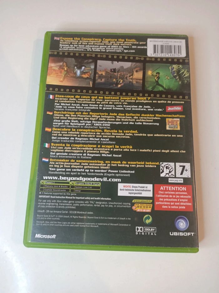 Jeu vidéo Xbox beyond good and evil - photo numéro 2