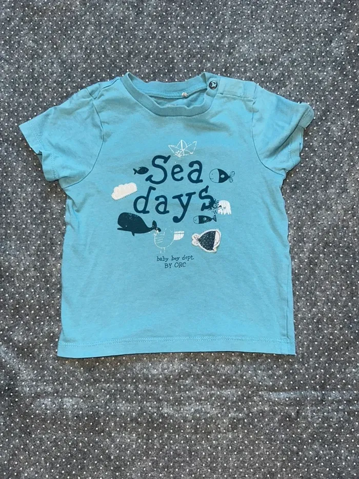 T-shirt manche courte sea 24 mois 86 cm - photo numéro 2