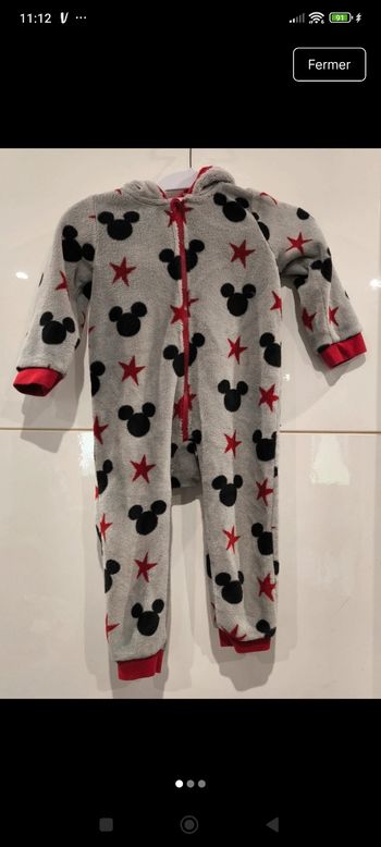 Pyjama une pièce garçon 