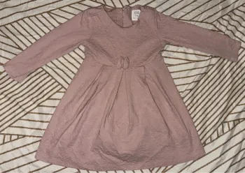Robe rose C&A 18-24 mois