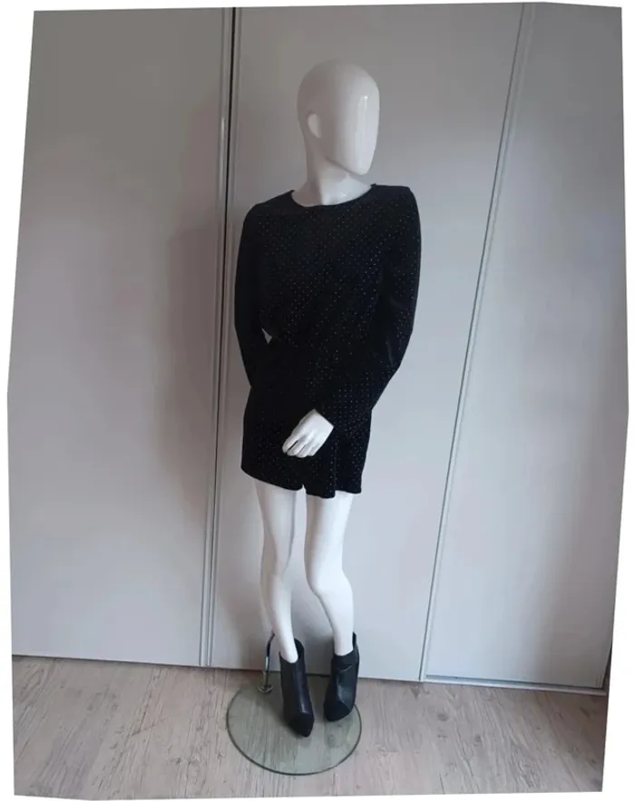 Combishort velours femme - photo numéro 2