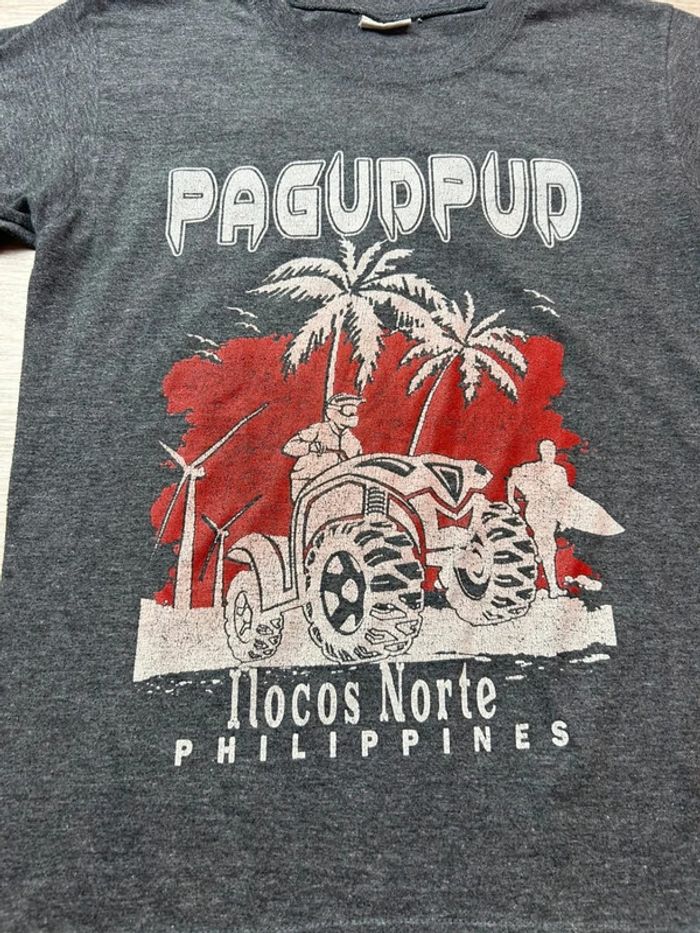 T-shirt vintage Philippines Pagudpud Ilocos Norte Black Horse - Taille XS - photo numéro 2