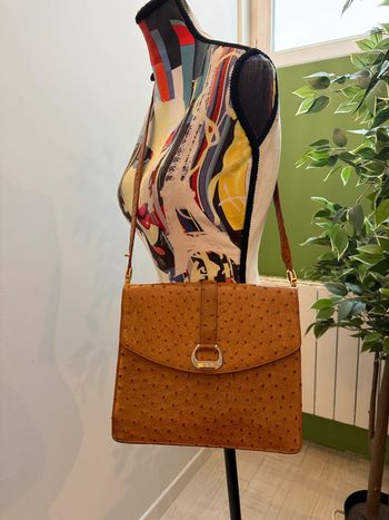 Sac à bandoulière en cuir vintage