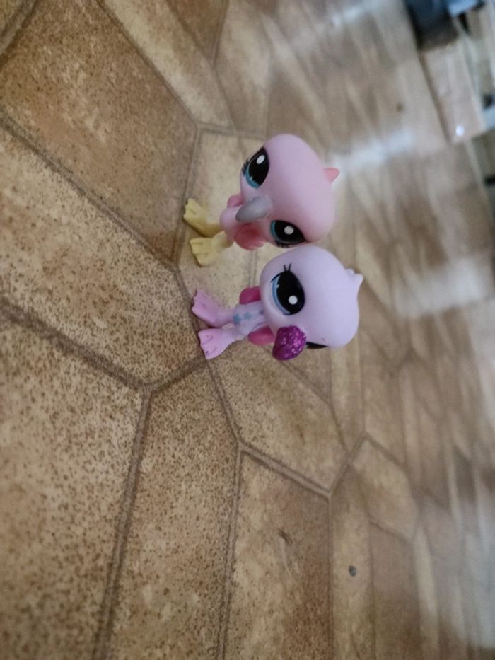 Figurines petshop Flament rose