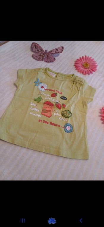 T.shirt bébé taille 6 mois