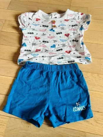 Pyjama short 2 pièces 12 mois