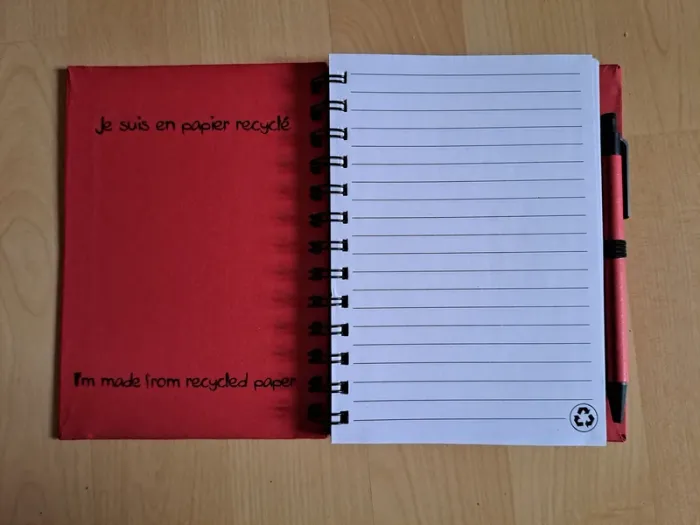 Carnet / Bloc-notes à Spirale NEUF - CitizenGreen - Papier Recyclé - photo numéro 3