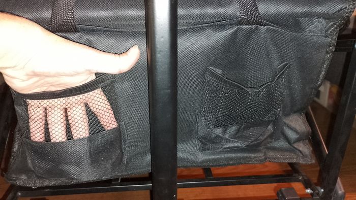 Chariot pliable de courses, poussette, grand format - photo numéro 8