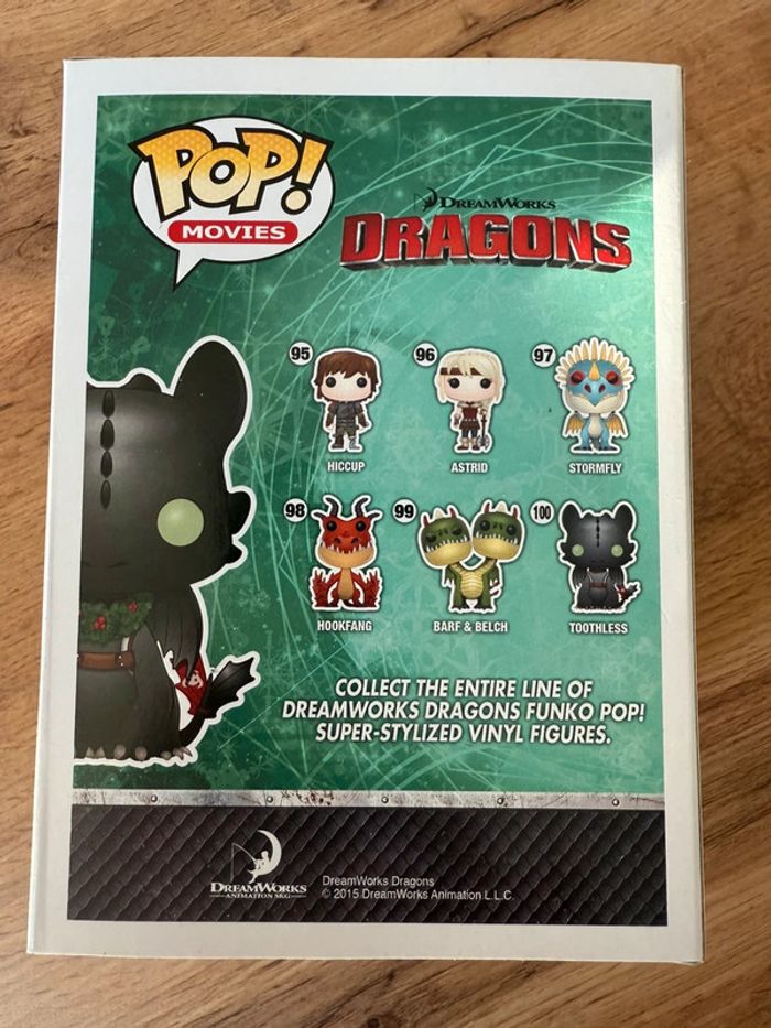 Funko pop dragons toothless holiday vaulted - photo numéro 3