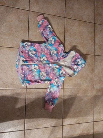 Veste licorne 100cm
