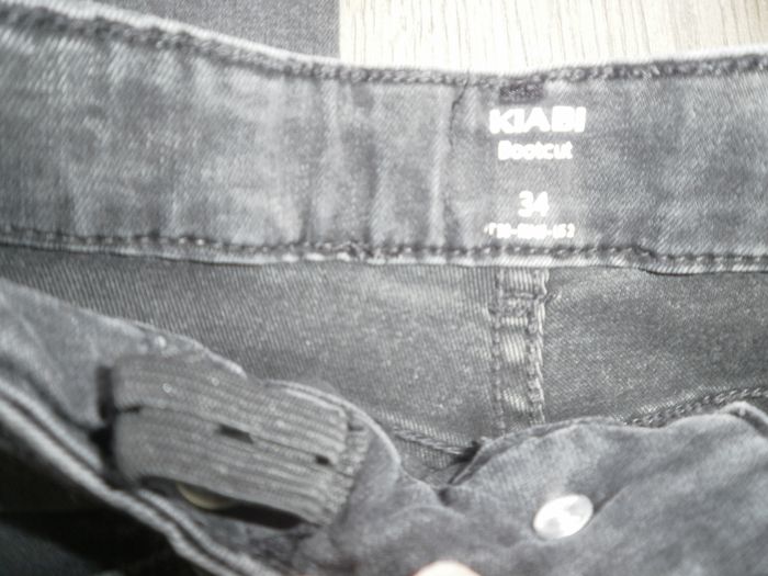 Pantalon en jeans gris BootCut Jeune Fille/Jeune Femme T34 - photo numéro 5