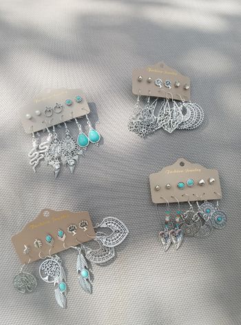 Lot boucles d'oreilles